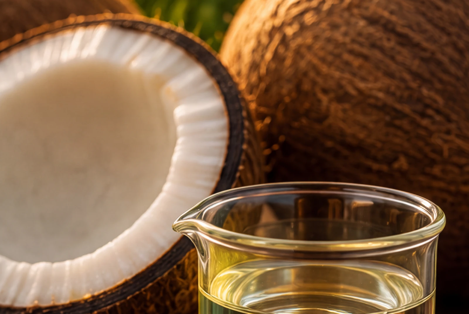 Noix de coco et huile MCT